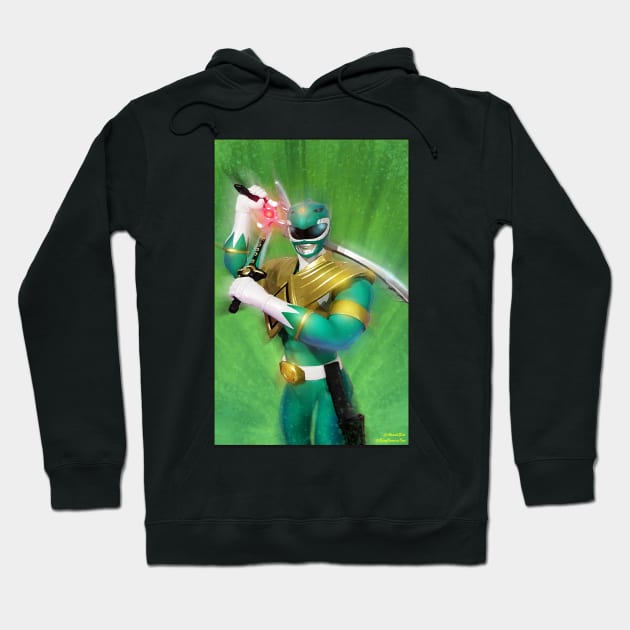 Dragon Ranger / Green Ranger Hoodie by EvoComicsInc